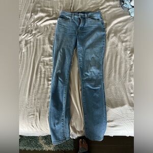 Worn once! Lucky Brand straight cut jeans!